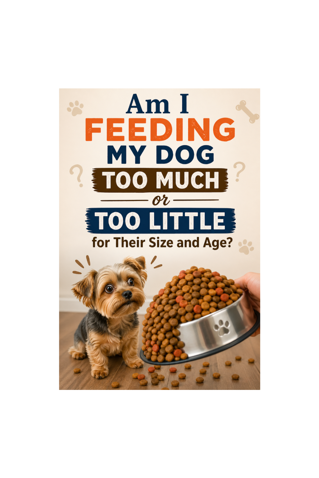 Home Page Image With Text - Am I Feeding My Dog Too Much or Too Little for Their Size and Age